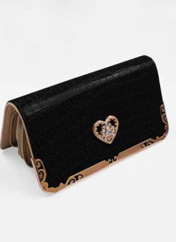 Leather Stylish Clutch Bag For Women-NA11404