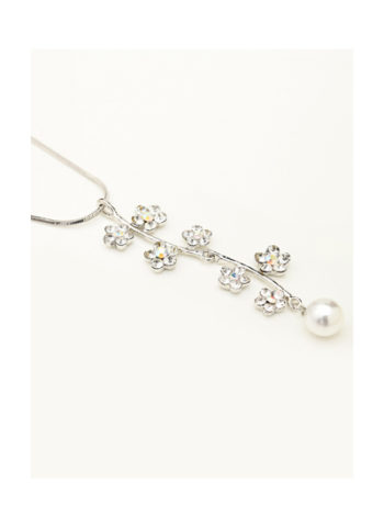 FLORAL PEARL NECKLACE