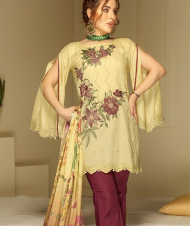 Lawn Chickenkari - Dress-04