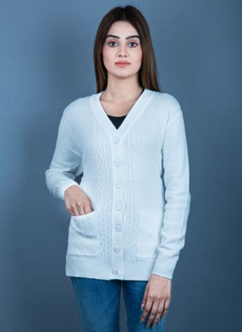 Acrylic Wool Cardigan