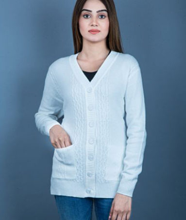 Acrylic Wool Cardigan