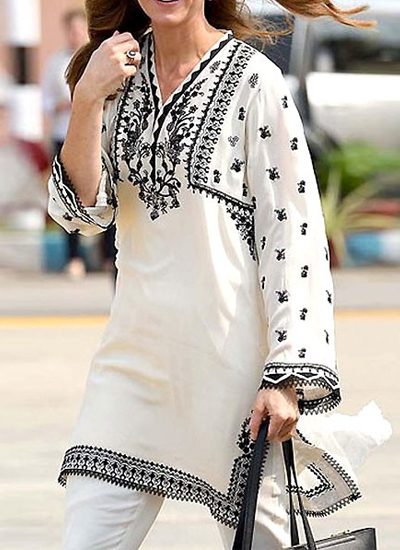 Embroidered Cotton Kurti