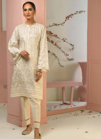 O-WHITE-JACQUARD-KURTI