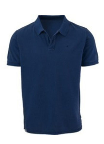 PLAIN POLO T-SHIRT - BLUE