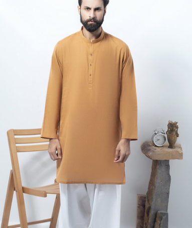 1 Piece Cotton Camel Kurta