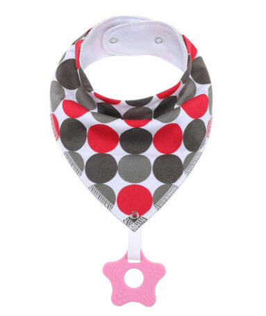 BB-208 – Baby Bandana Bibs with Teether