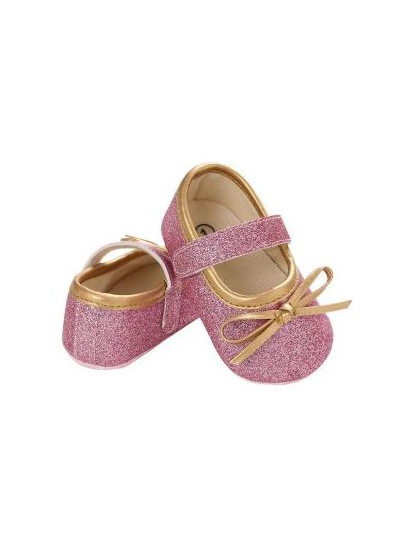 Baby Steps Shoes Shiny Pink