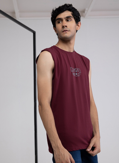 MAROON T-SHIRT SL