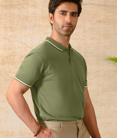 Plain Green Half Sleeves T-shirt