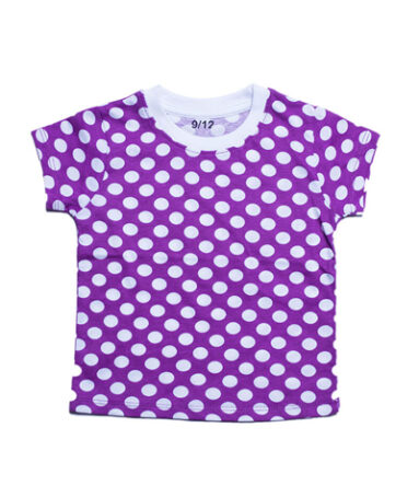 Polka Dotted Purple Tee