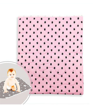 Smart Angels Pindotted Pink Baby Mattress