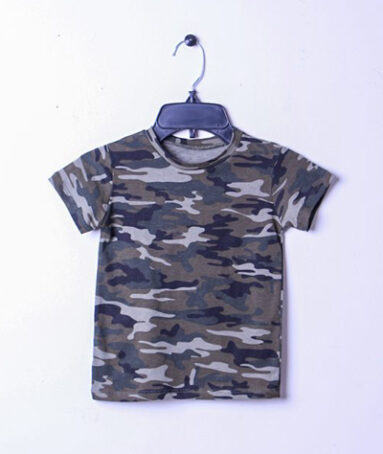 Boys camo t-shirt (Green Camo)