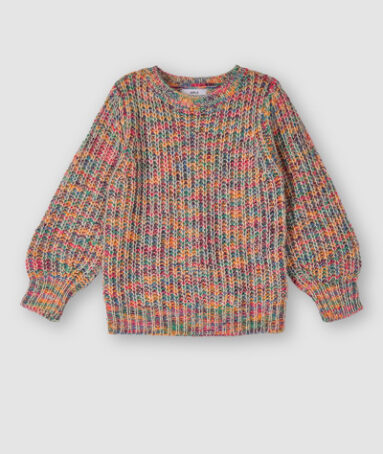 GIRLS MULTI KNIT BLEND SWEATER