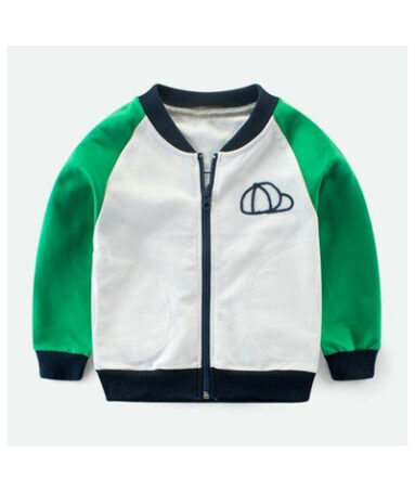 Green Raglan Zipper