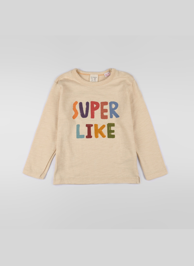 SWEATSHIRT WITH SLOGAN