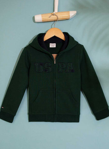 U.S. Polo Assn. Green Sweatshirt Boys