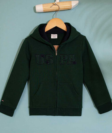 U.S. Polo Assn. Green Sweatshirt Boys