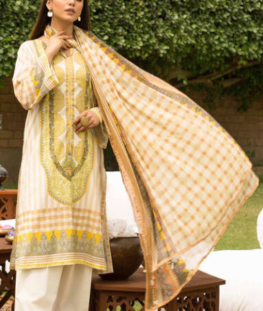 3PC Chiffon Lawn Print