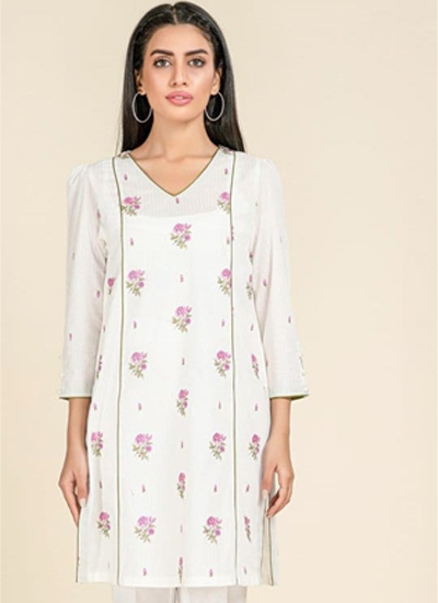 KAYSERIA EMBROIDED SELF PRINTED LAWN SHIRT