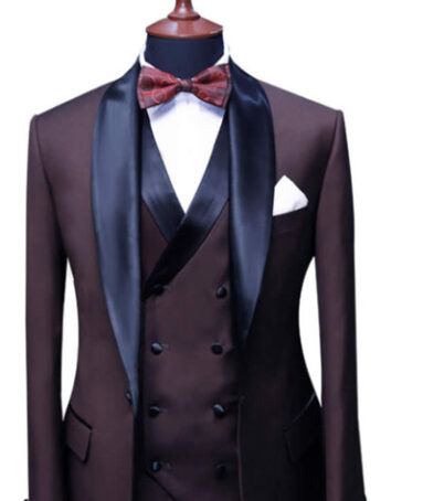 Burgundy Prom Tuxedo