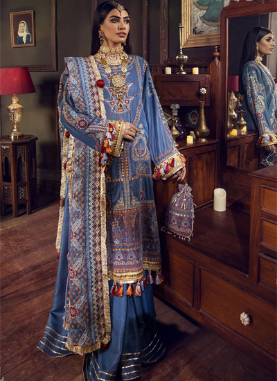 Ittehad Textiles Embroidered Velvet Suits