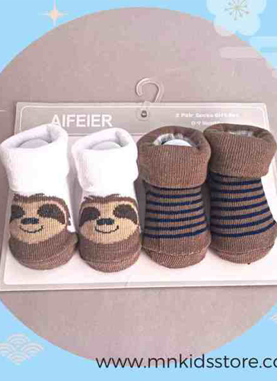 Newborn Baby booties pack of 2-B