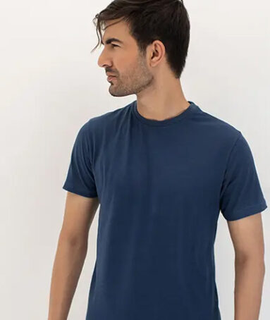 Teal Blue Basic Tee