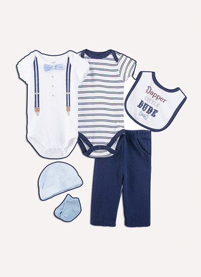 Boy Body Suit Multi Set