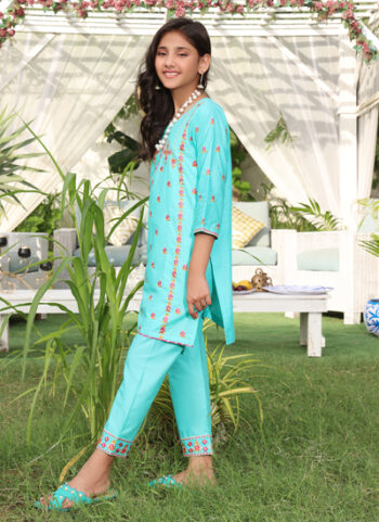 2 Pc Dress Cotton Lawn Trouser