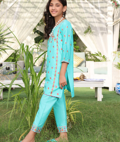 2 Pc Dress Cotton Lawn Trouser