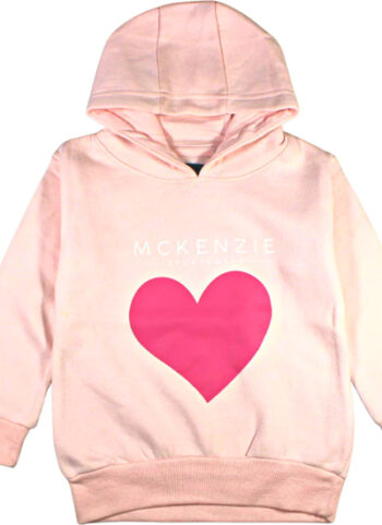 MCK Heart Pink Pullover Hoodie