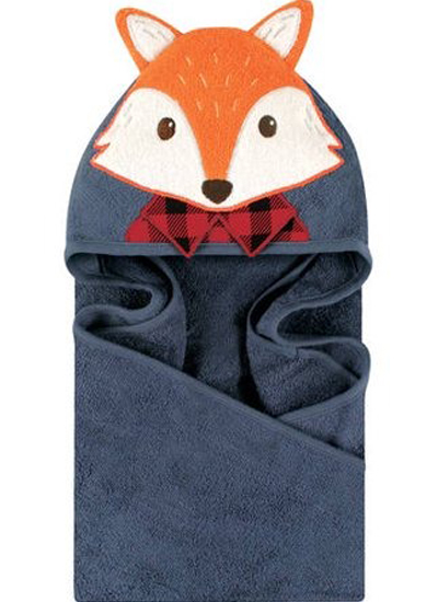 Mr. Fox Hooded Bath Towel