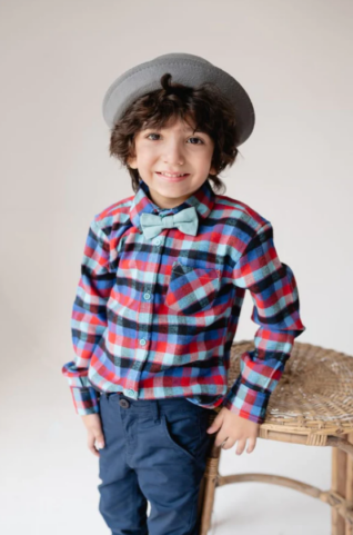 Multi Color Flannel Shirt For Boys