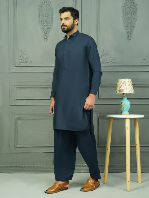 Mens Kurta Shalwar Suit Set By Velvour