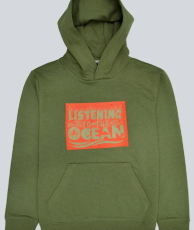 Olive Green Kangaroo Hoodie for Boys