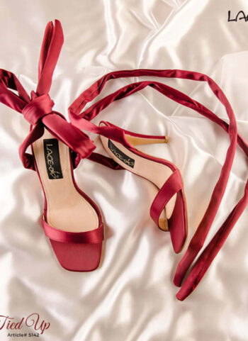 All Tied Up Red Women Heel