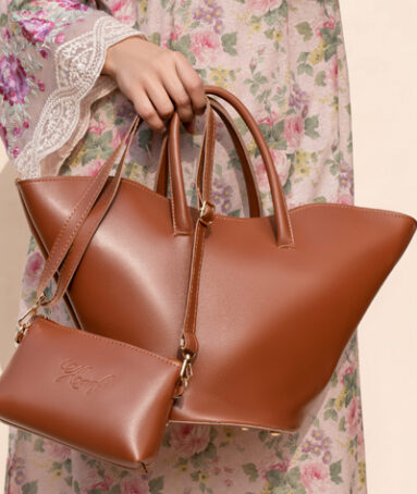 Tulip Tote – Camel Soft Bag