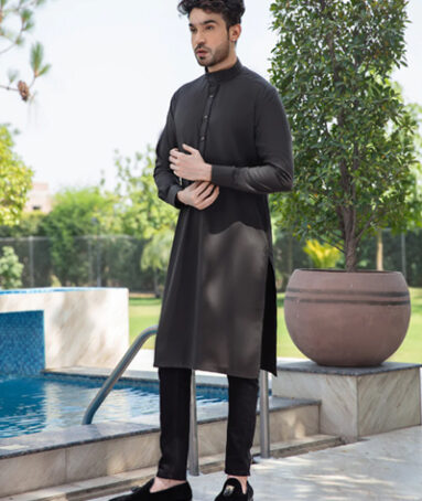 A Classic Olive Green Kurta For Men