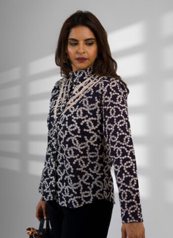 Embroidered Top Embellish With Laces