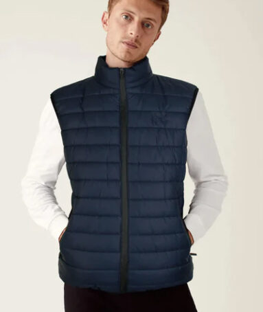 UA Navy Sleeveless Puffer Jacket