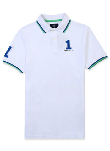 Hackett Mens 1 Logo Printed Polo HM