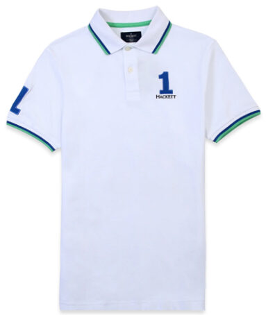 Hackett Mens 1 Logo Printed Polo HM